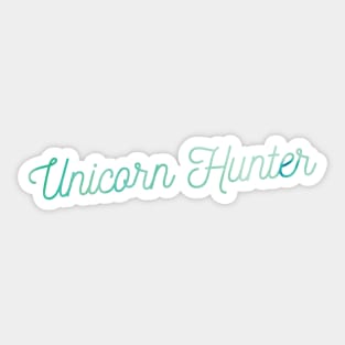 Unicorn Hunter Sticker